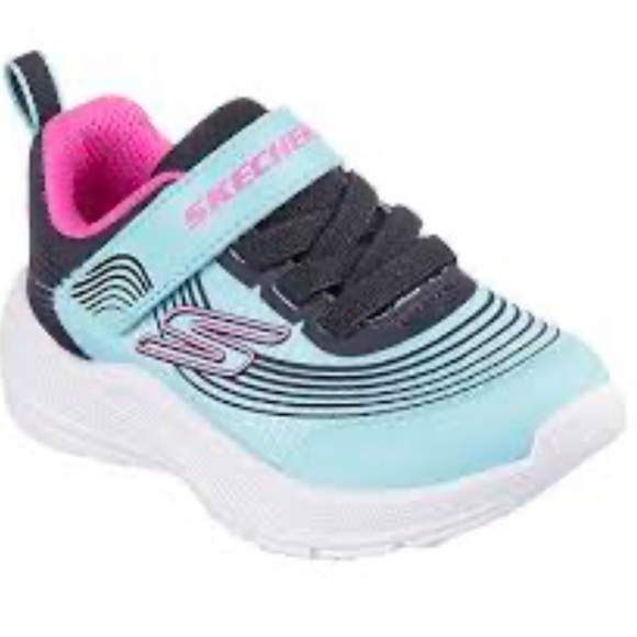 NEW Skechers Kids' Blue and Pink Sneakers - Picture 1 of 6
